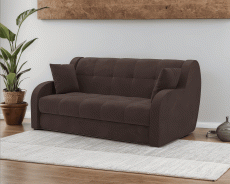 Диваны с ящиком для белья, Диван аккордеон Барон ППУ 120х200 Велюр