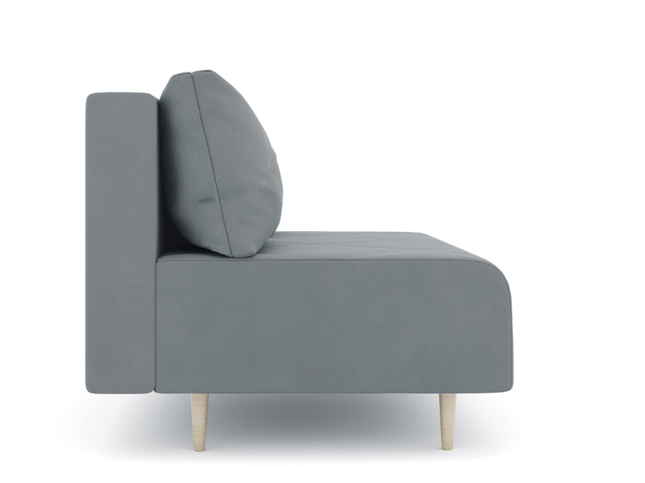 Дизайнерские диваны для гостиной, Диван прямой нераскладной Милли мини 2-х  местный без подлокотников, велюр