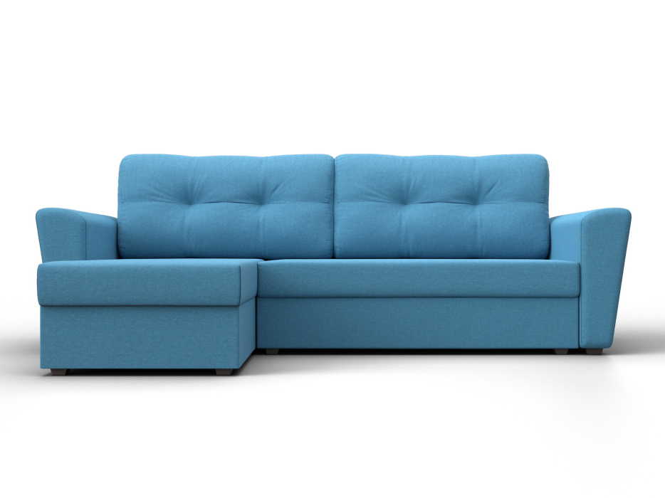 Диваны угловые в гостиную, Угловой диван Амстердам Лайт левый угол, рогожка Амур