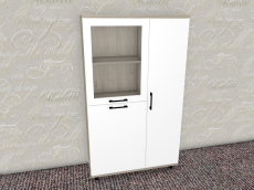 Шкафы распашные, Модульная система Грейс Шкаф ШК-5083  Гикори Джексон Светлый