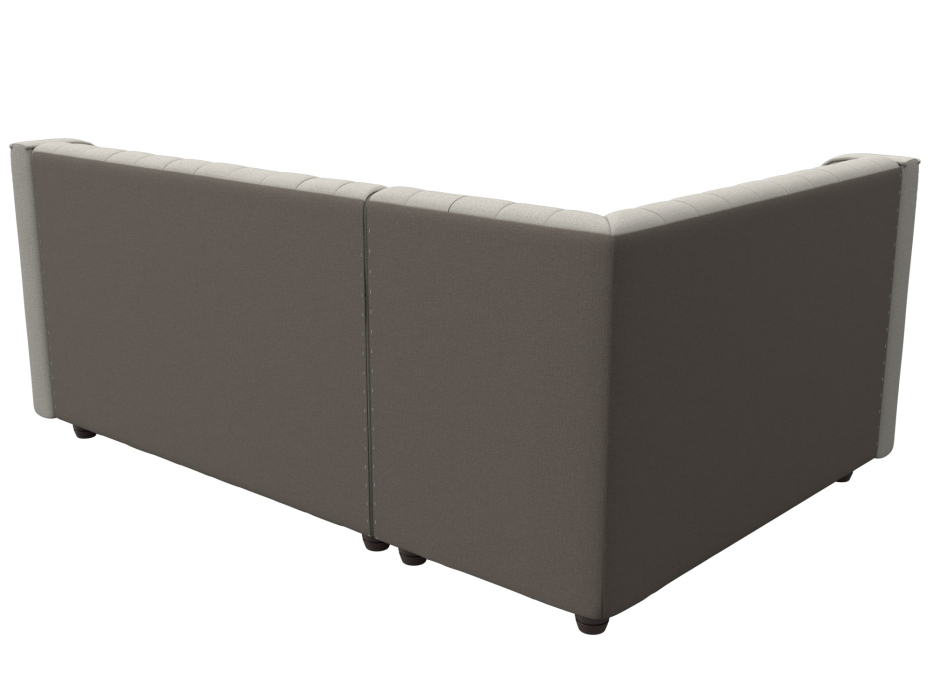 Кухонные уголки, Диван кухонный угловой Лофт левый угол, рогожка Амур