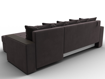 Диван угловой Дубай Лайт угол универсальный, велюр