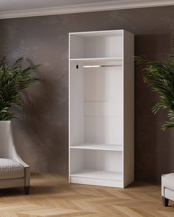 Шкафы распашные, Шкаф комбинированный Ларс 800 (без зеркала)