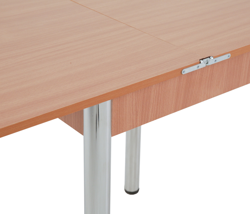 Обеденные столы, Стол обеденный раскладной 60 хром