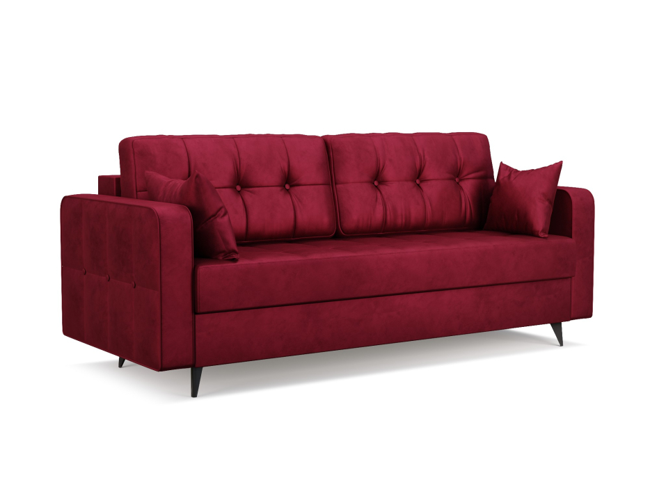 Диваны с ящиком для белья, Диван прямой тик-так Снеп (Бархат)