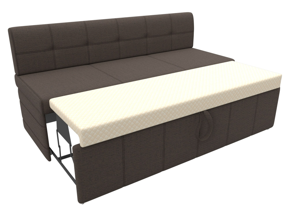 Диваны прямые кухонные, Диван кухонный прямой Лео, рогожка Амур