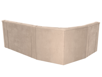 Угловой диван Карелия левый, велюр