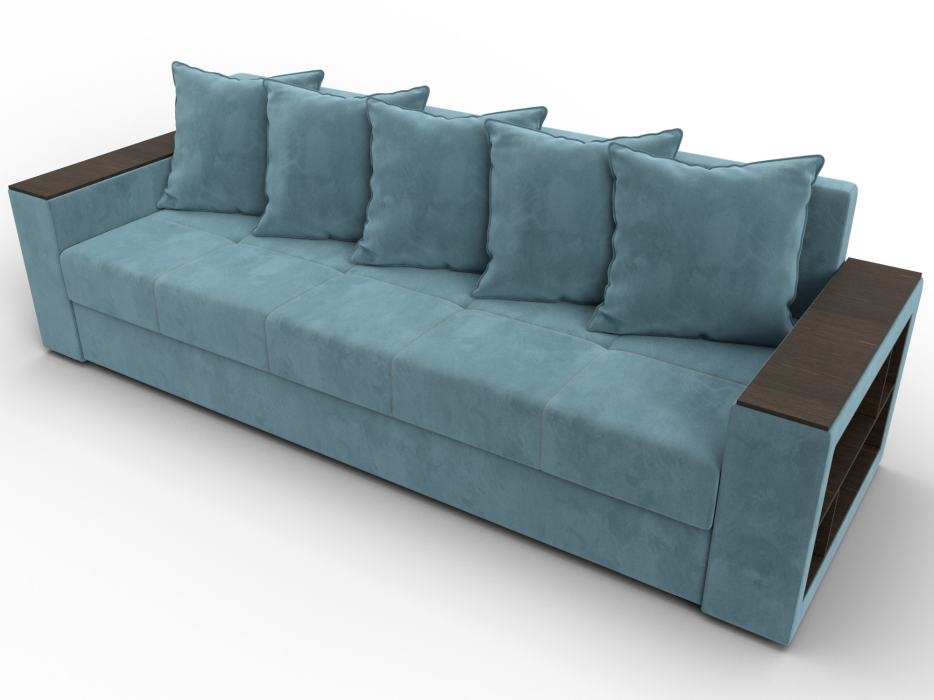 Диваны прямые, Диван прямой Дубай Лайт, велюр