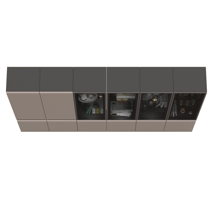 Стенки для гостиной, Стенка из шкафов Сидней № 19