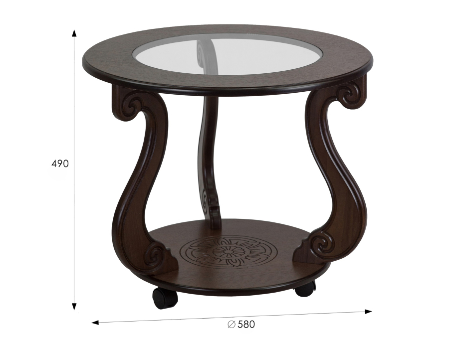 Журнальные столики, Стол журнальный Мебелик Грация (С)