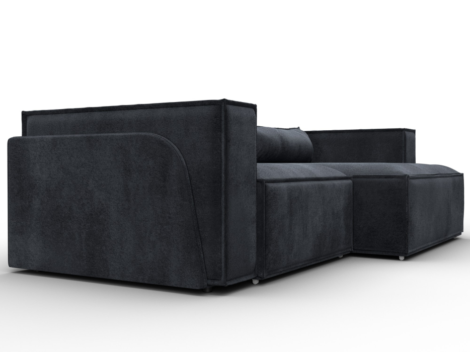 Диваны угловые в гостиную, Диван угловой Лига-061 угол правый, велюр TOWER