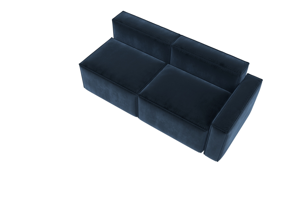 Диваны угловые в гостиную, Диван угловой модульный Лига-063 угол правый, велюр TOWER