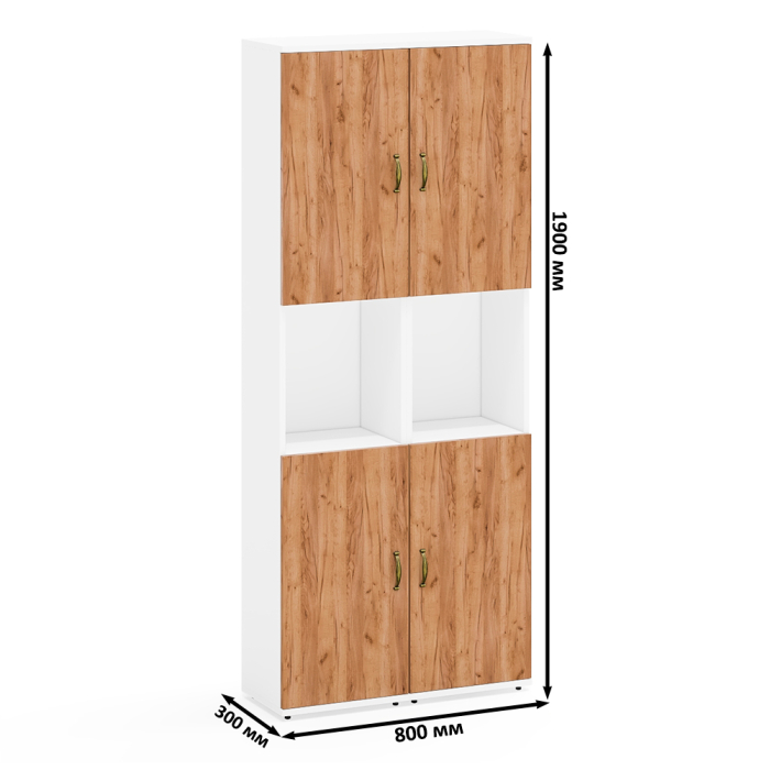 Шкафы пеналы, Два пенала для документов и бумаг Лидер-8