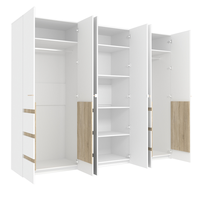 Шкафы распашные, Шкаф для одежды и белья Анона