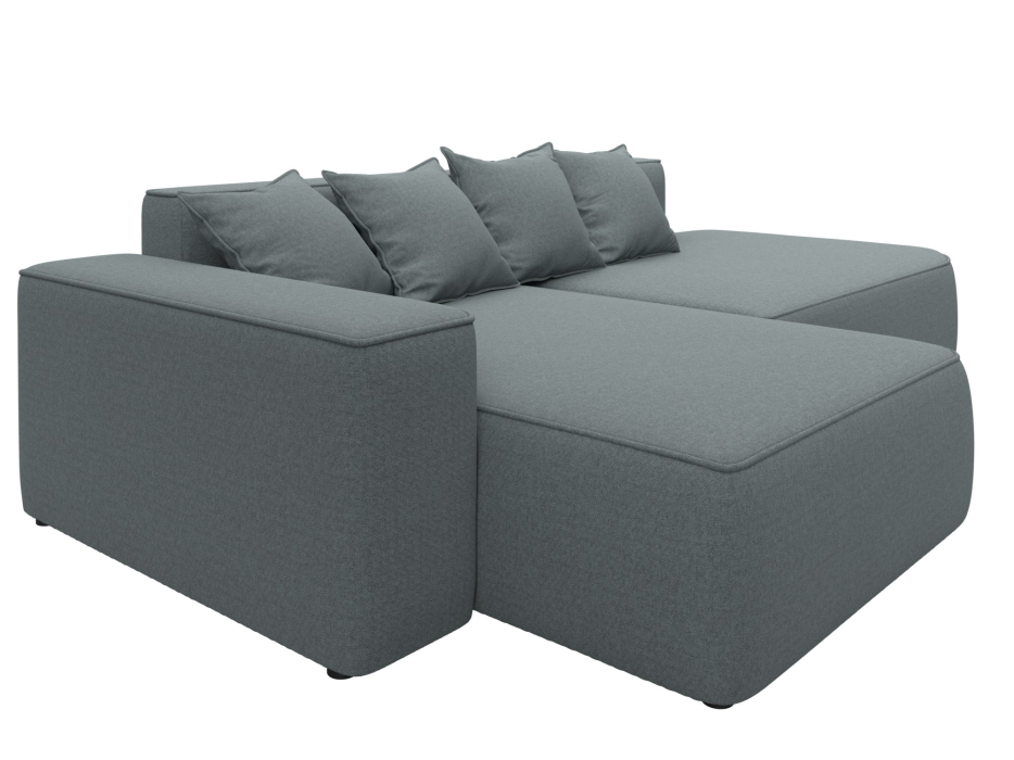 Диваны угловые в гостиную, Диван угловой Лига-065 угол левый, рогожка Амур