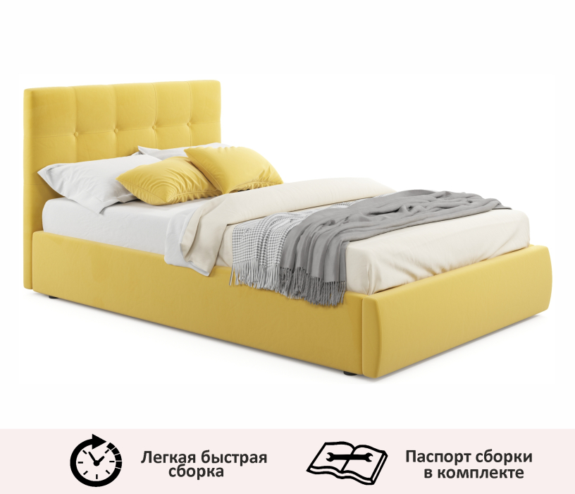 Мягкая кровать, Мягкая кровать Selesta 1200 с подъемным механизмом