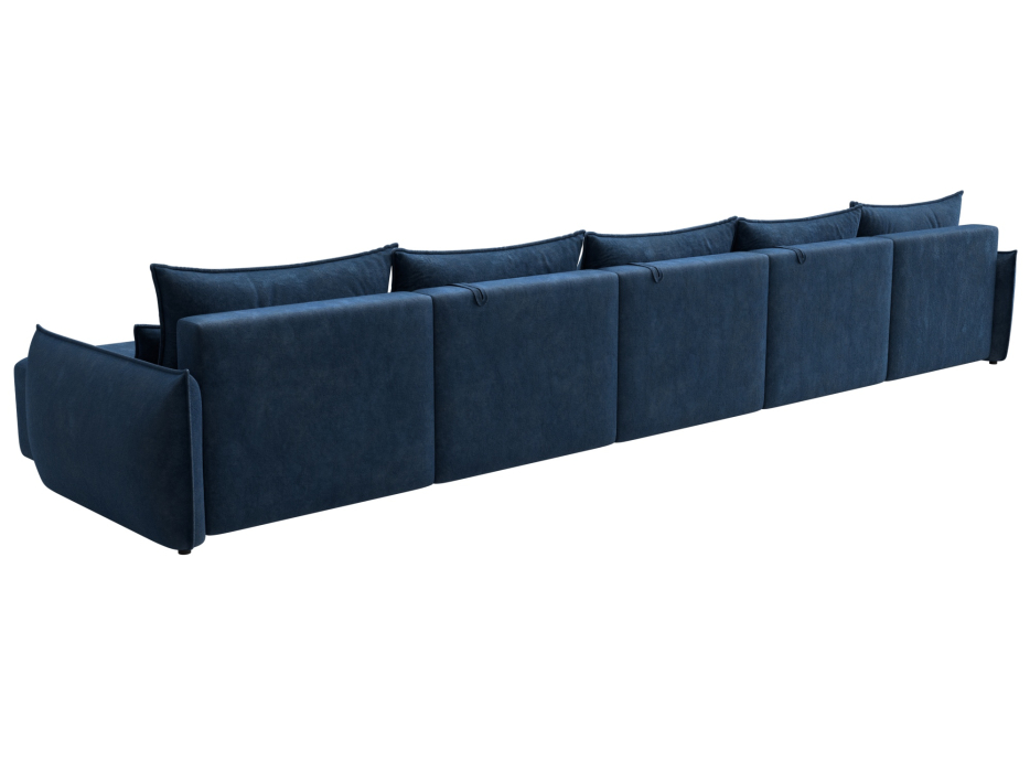 Диваны еврокнижки, Диван п-образный Лига-051 НПБ МегаЛонг, велюр BRUT