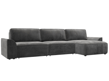 Диван угловой Лига-048 НПБ лонг, велюр TOWER