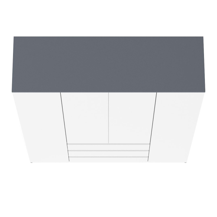 Шкафы распашные, Шкаф-комод с тремя ящиками и четырьмя дверками Мори МШ1600.1