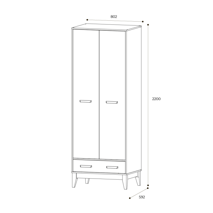 Стенки для гостиной, Гостиная Скандика. Комплект 2
