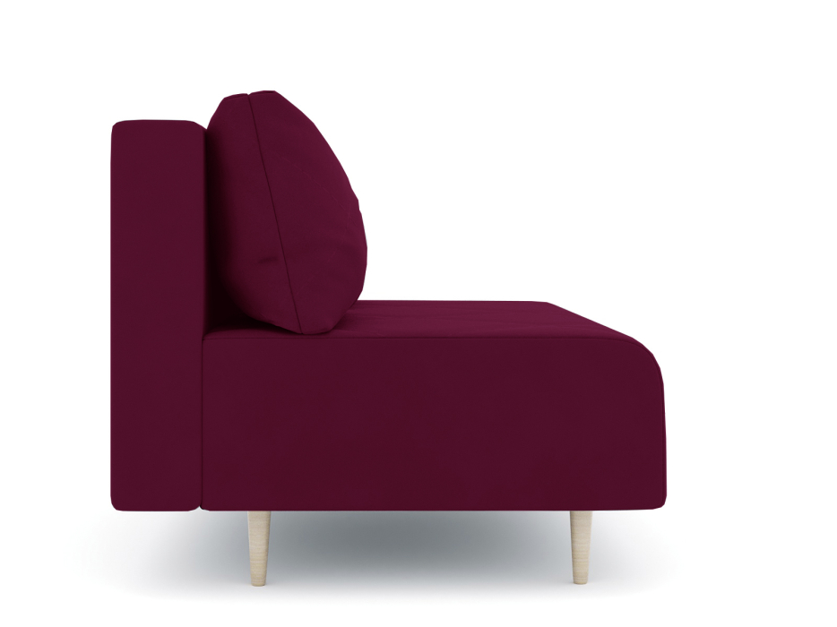 Дизайнерские диваны для гостиной, Диван прямой нераскладной Милли мини 2-х  местный без подлокотников, велюр