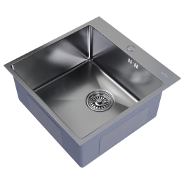 Мойка настол.монтаж 50х50 (3,0) с сифоном