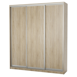 Шкаф-купе 3-х дв. Премиум комбинированный 220х45х220