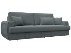 Диваны еврокнижки, Диван прямой Лига-057 НПБ, рогожка Амур