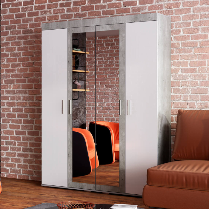 Шкафы распашные, Шкаф четырехстворчатый Инстайл ШК-31