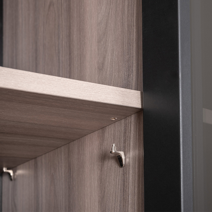 Шкафы пеналы, Шкаф-витрина Роквуд 16.322.04