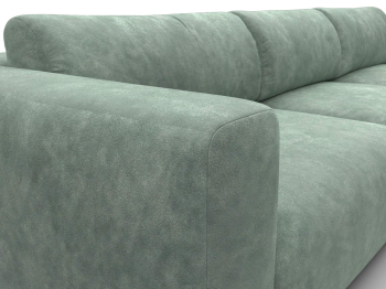 Диван угловой Лига-066 НПБ Лонг угол правый, велюр BRUT