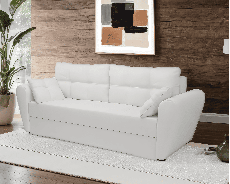 Диваны кровати со спальным местом, Диван прямой еврокнижка Амстердам (Экокожа)