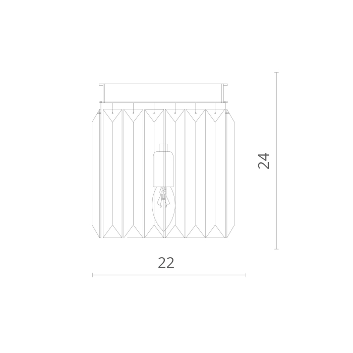 Бра, Бра NOVA 1 черный/золотистый
