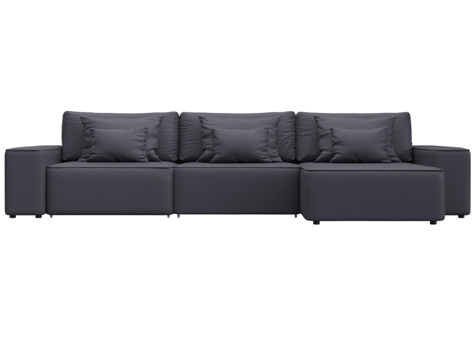 Диваны угловые в гостиную, Диван угловой Лига-074 угол универсальный, экокожа GRIFON