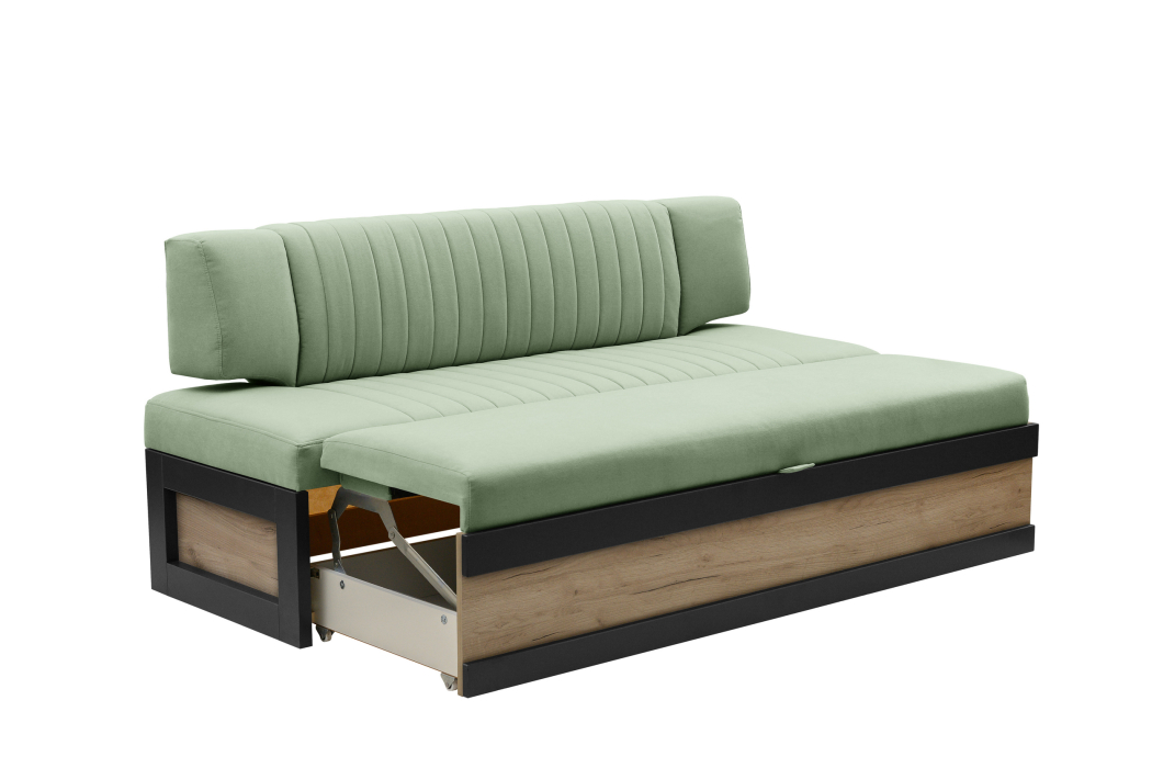 Диваны прямые кухонные, Прямой кухонный диван Парус 181 Дуб крафт серый