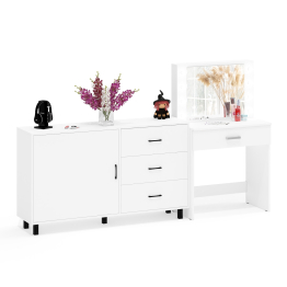 Комод ящики и дверка 122-1504 и туалетный столик с подсветкой СТ-4