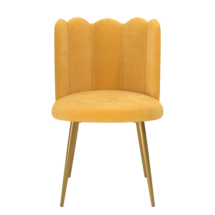 Стулья, Стул Юта (велюр тенерифе/металл золотой)