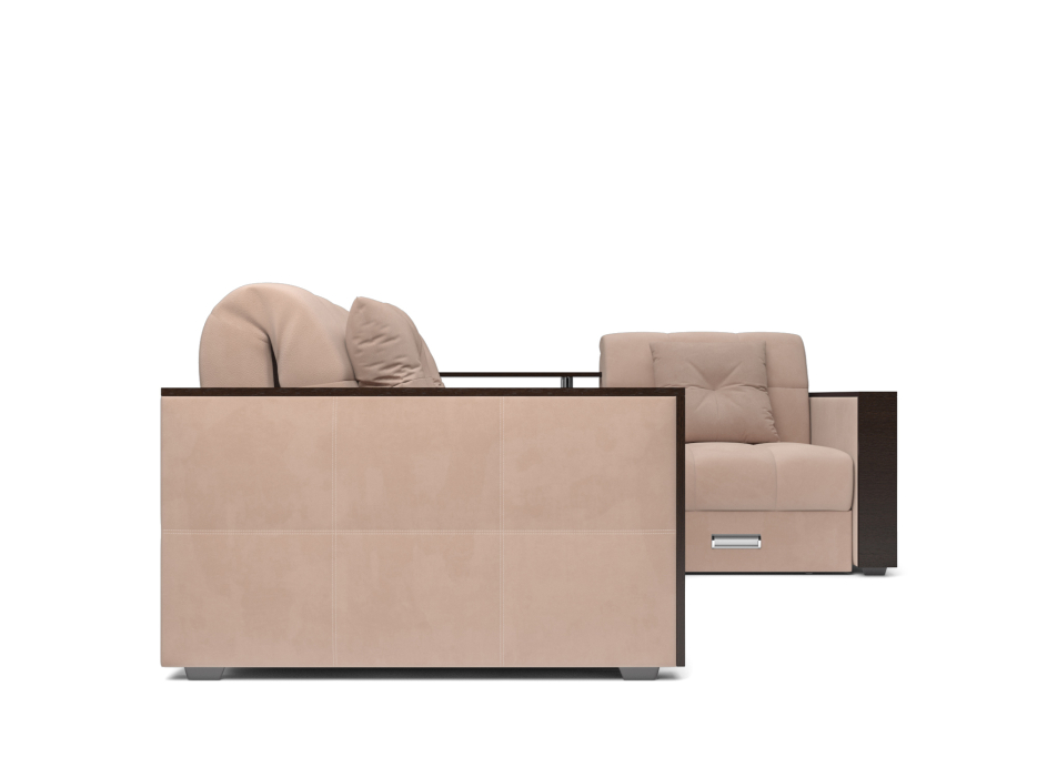 Диваны угловые в гостиную, Диван угловой Прага (Велюр)