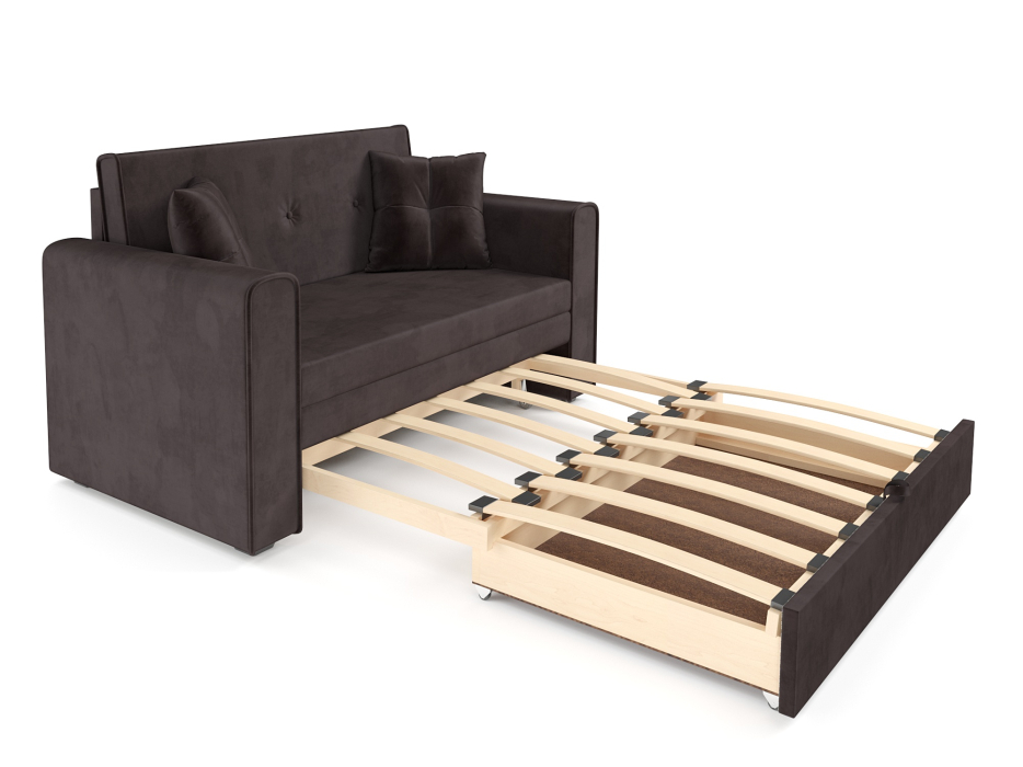 Диваны выкатные, Диван прямой выкатной Санта (Бархат)