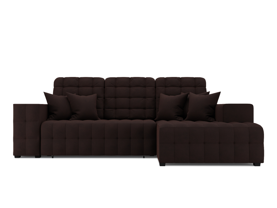 Диваны угловые в гостиную, Диван Мадрид Правый угол (Велюр)