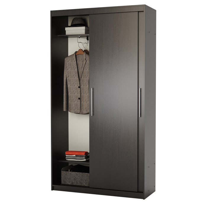 Шкафы-купе 2-х дверные, Шкаф-купе 2-х дверный Эконом платяной 100х45х200