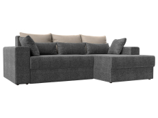 Диваны угловые в гостиную, Угловой диван Майами правый угол, рогожка