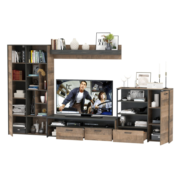 Стенки для гостиной, Гостиная в стиле лофт Трувор № 47