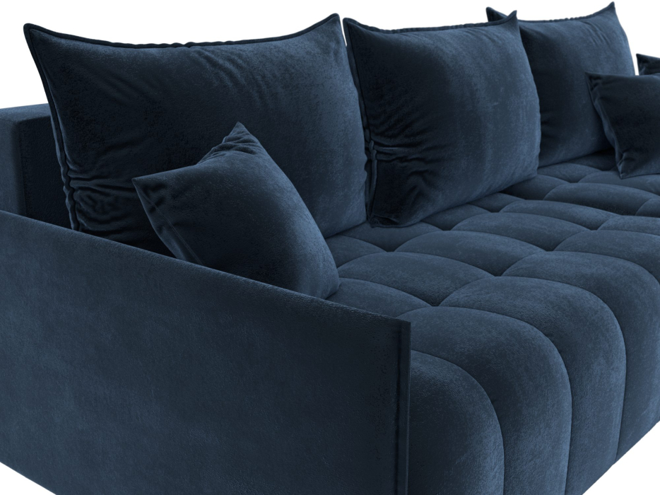 Диваны угловые в гостиную, Диван угловой Лига-054 НПБ угол универсальный, велюр TOWER