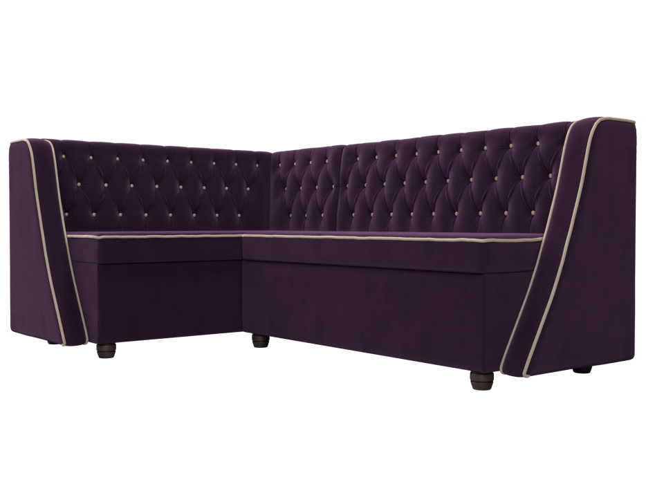 Диваны угловые кухонные, Кухонный угловой диван Лофт левый угол, велюр