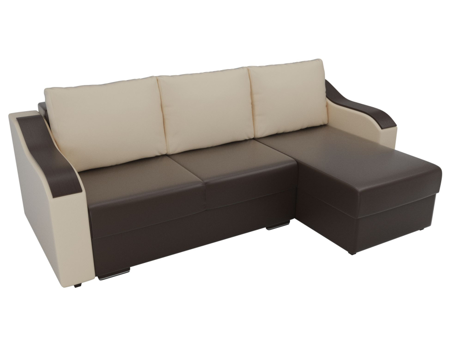 Диваны угловые в гостиную, Диван угловой Монако,эко- кожа,правый угол