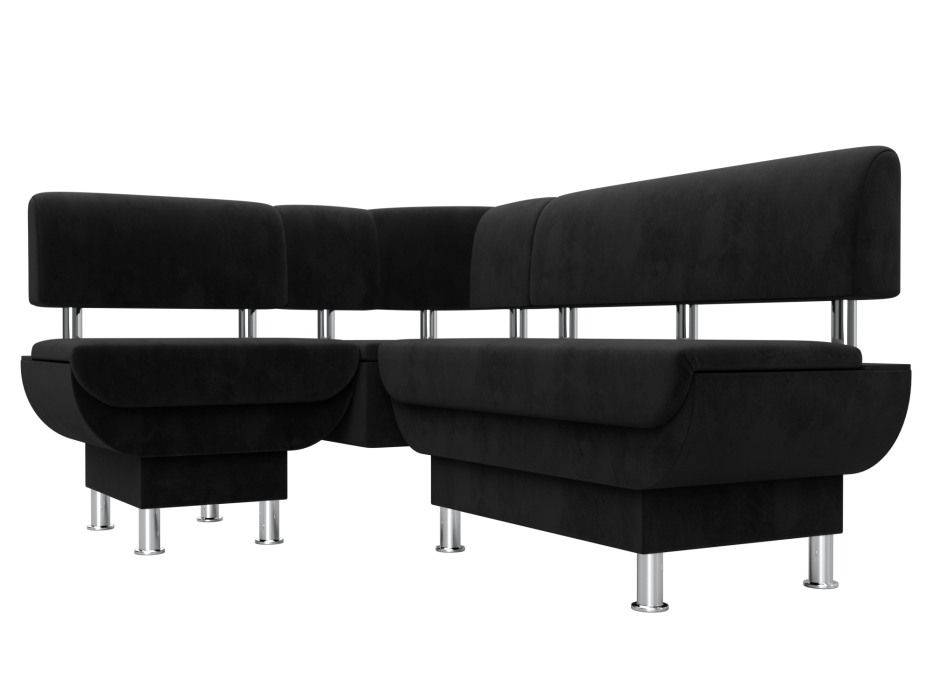 Кухонные уголки, Кухонный угловой диван Альфа левый угол, велюр