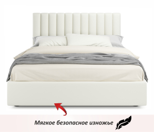 Мягкая кровать Olivia 1400 с подъемным механизмом