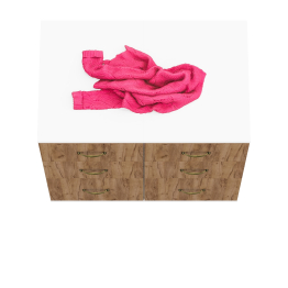 Две приставных тумбы Лидер-8 с тремя ящиками каждая.