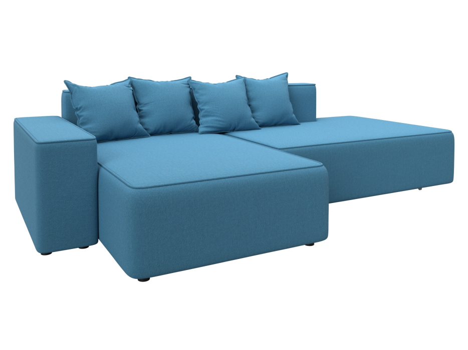 Диваны угловые в гостиную, Диван угловой Лига-079 угол левый, рогожка Амур